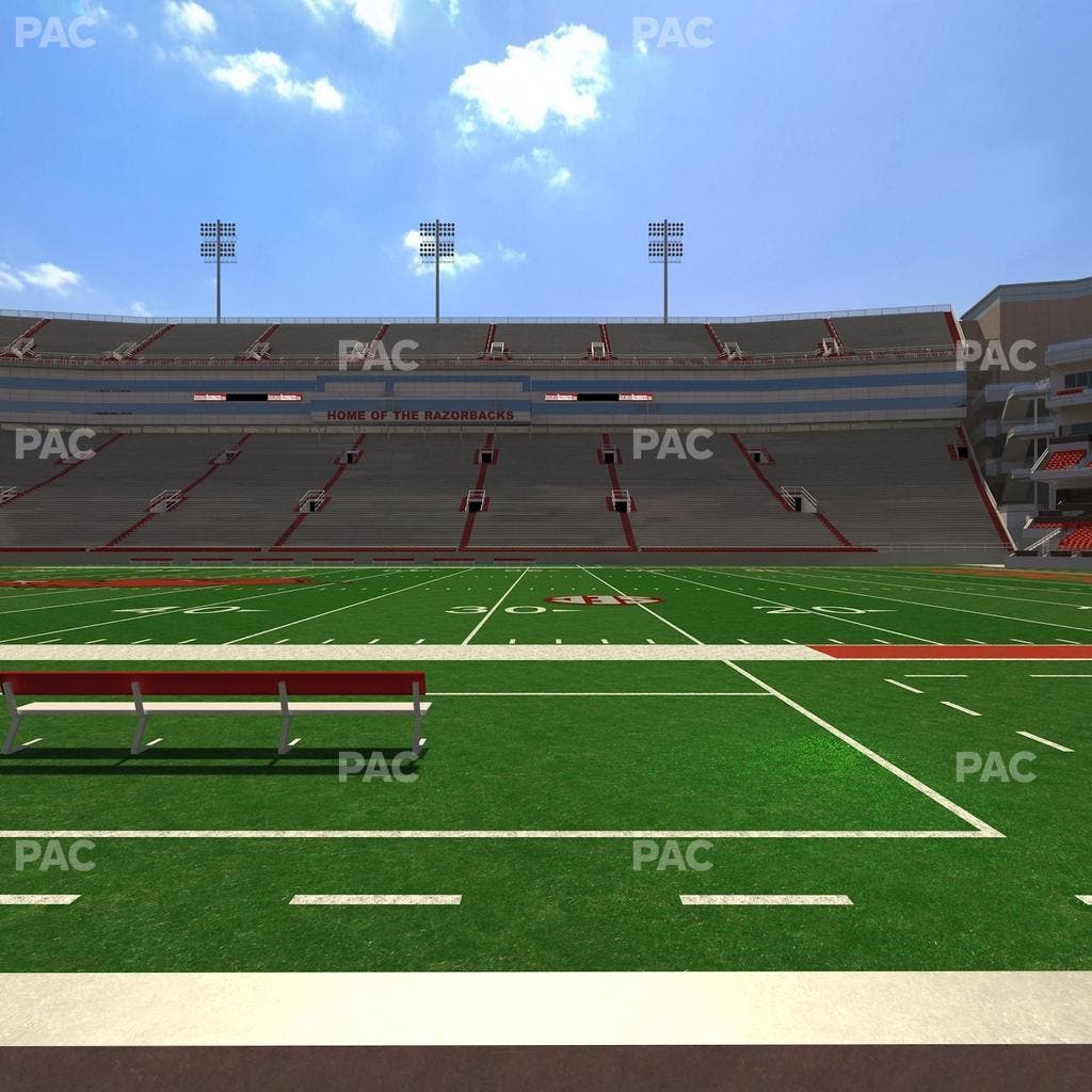 Razorback Stadium - Section 122 Seat View
