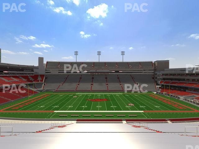 Razorback Stadium - Section 123 Seat View