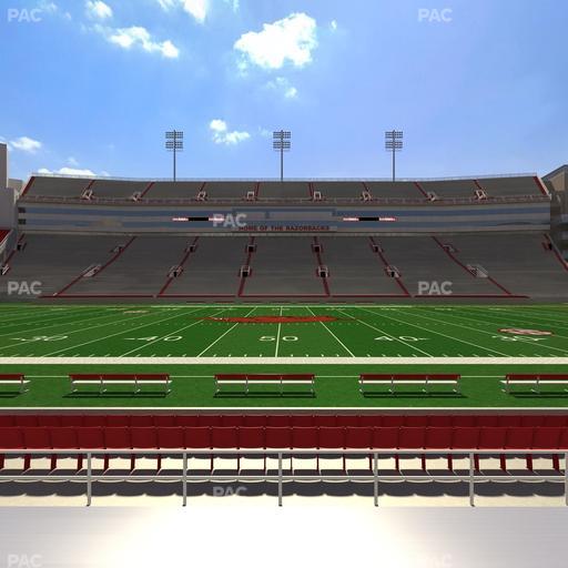 Razorback Stadium - Section 123 Seat View