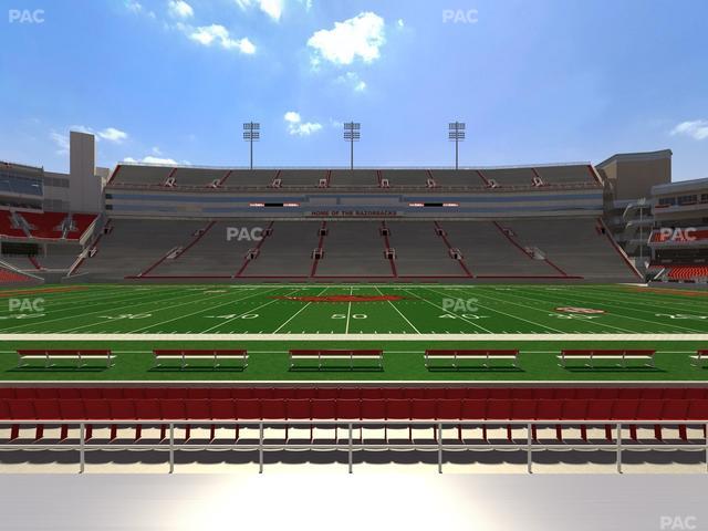 Razorback Stadium - Section 123 Seat View