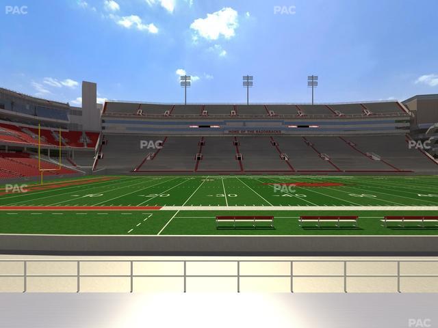 Razorback Stadium - Section 124 Seat View