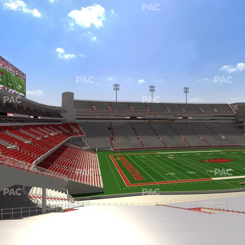 Razorback Stadium - Section 126 Seat View