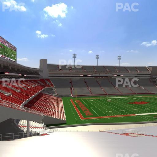 Razorback Stadium - Section 126 Seat View