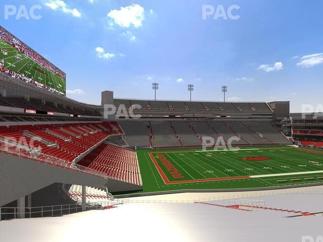 Razorback Stadium - Section 126 Seat View