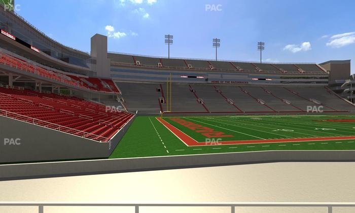 Razorback Stadium - Section 126 Seat View