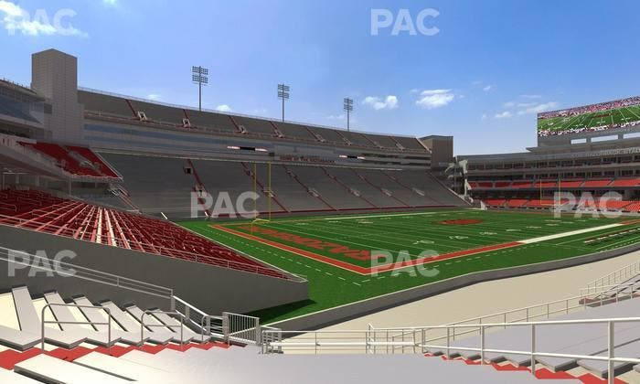 Razorback Stadium - Section 127 Seat View