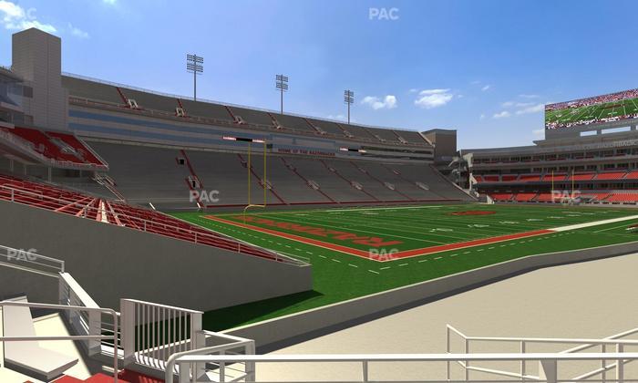 Razorback Stadium - Section 127 Seat View