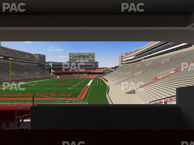Razorback Stadium - Section 129 Seat View Razorback Stadium - Section 129 Seat View