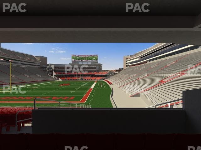 Razorback Stadium - Section 129 Seat View