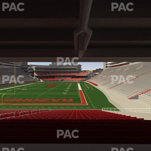 Razorback Stadium - Section 130 Seat View