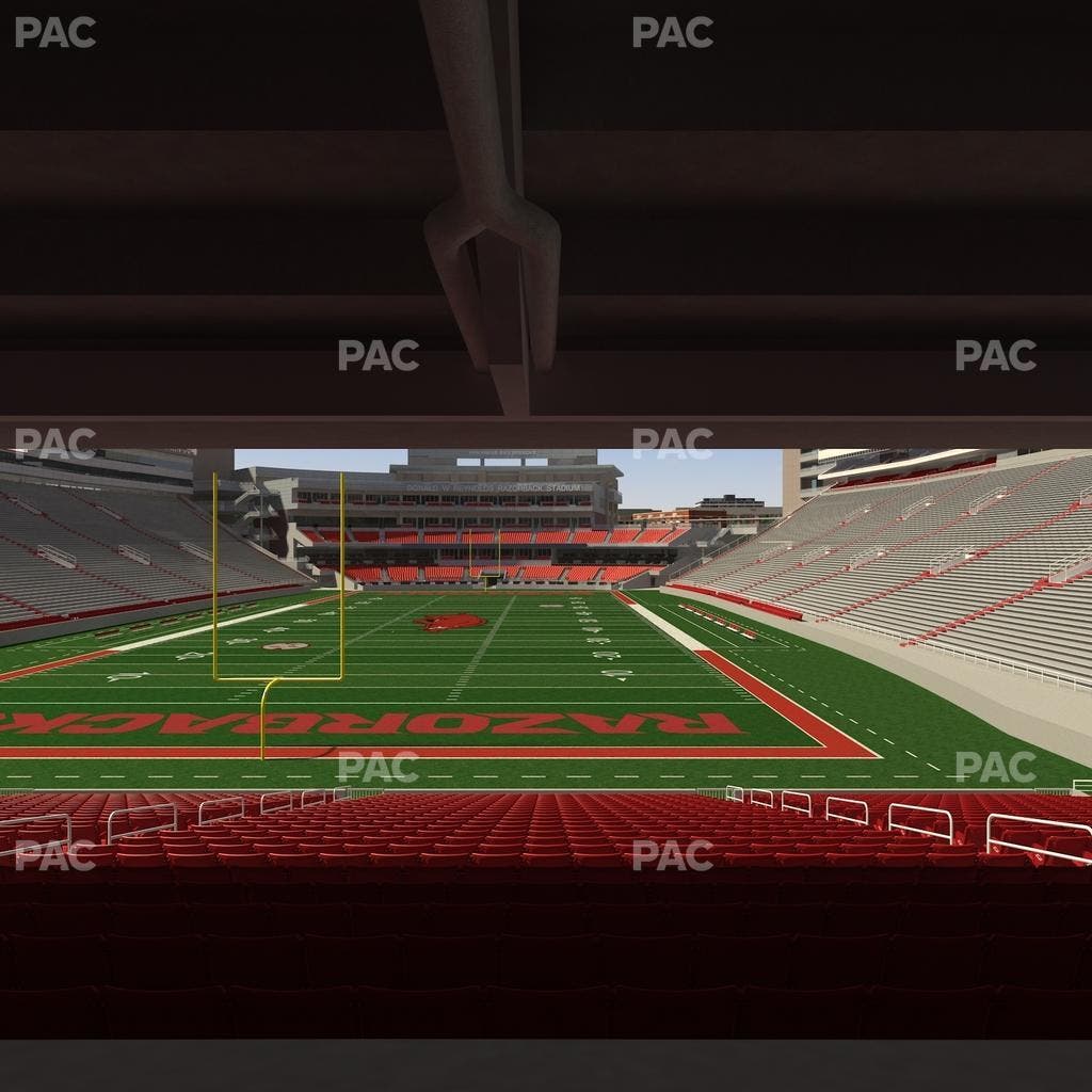 Razorback Stadium - Section 131 Seat View