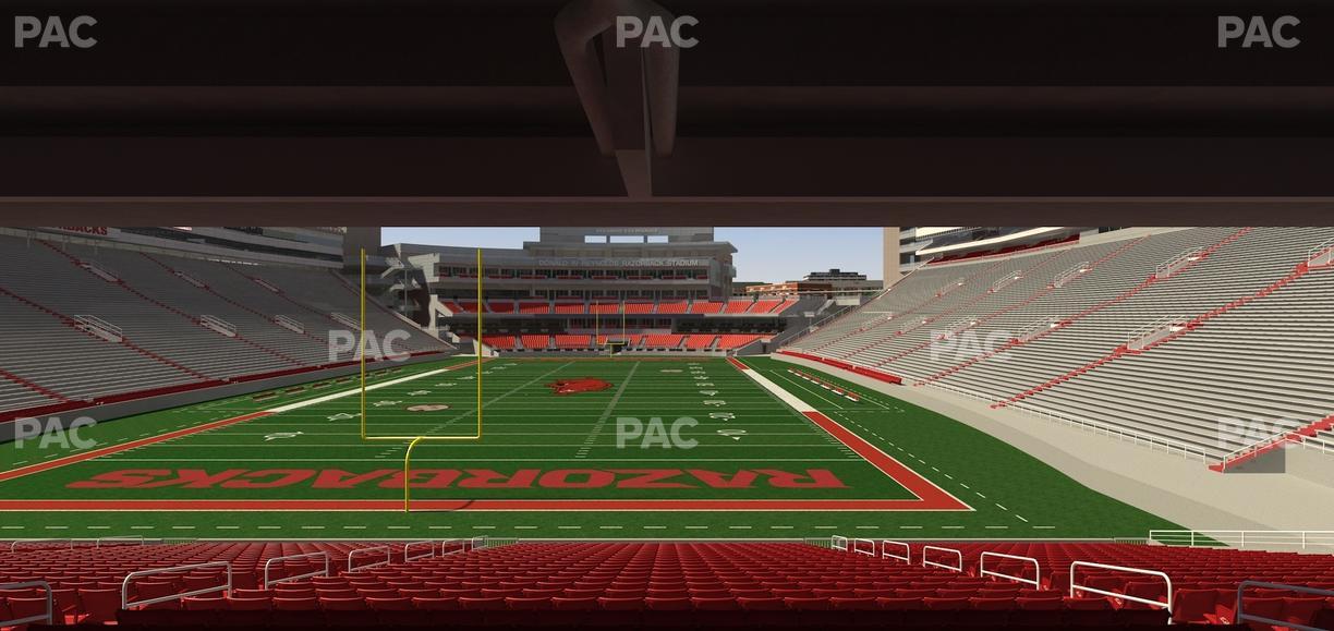 Razorback Stadium - Section 131 Seat View