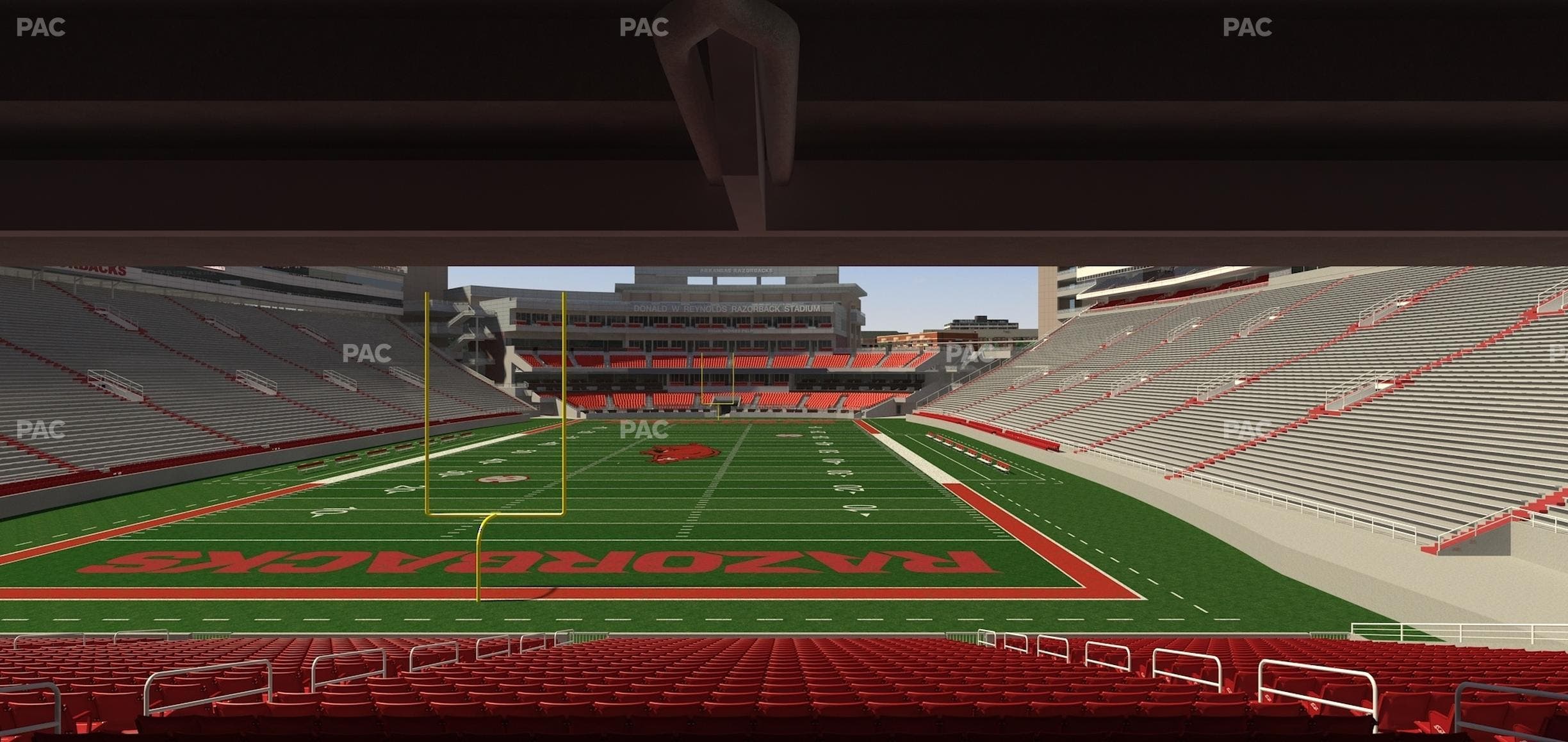 Razorback Stadium - Section 131 Seat View