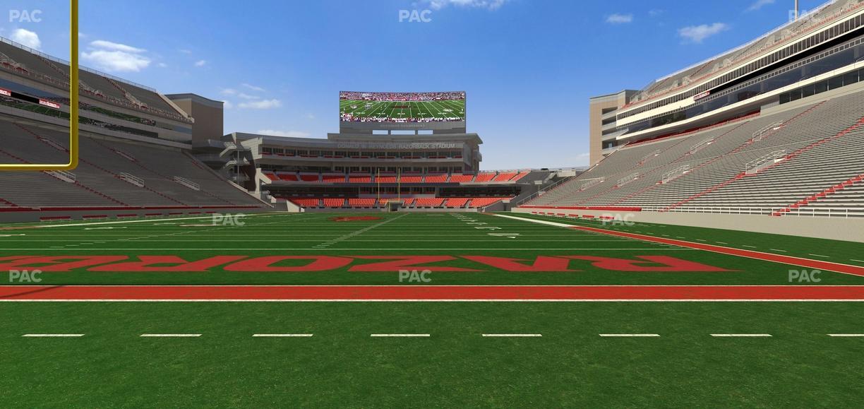 Razorback Stadium - Section 131 Seat View