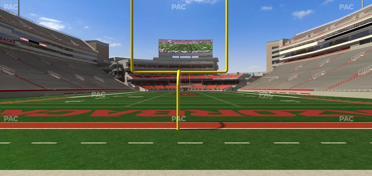 Razorback Stadium - Section 132 Seat View
