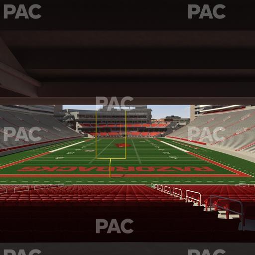 Razorback Stadium - Section 132 Seat View