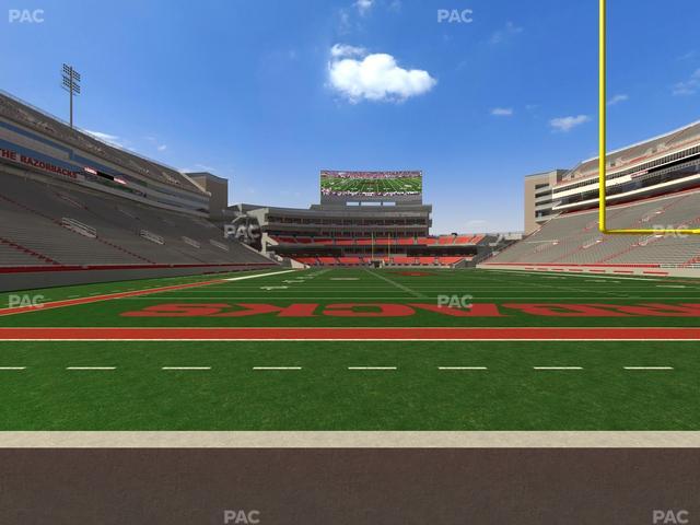 Razorback Stadium - Section 133 Seat View
