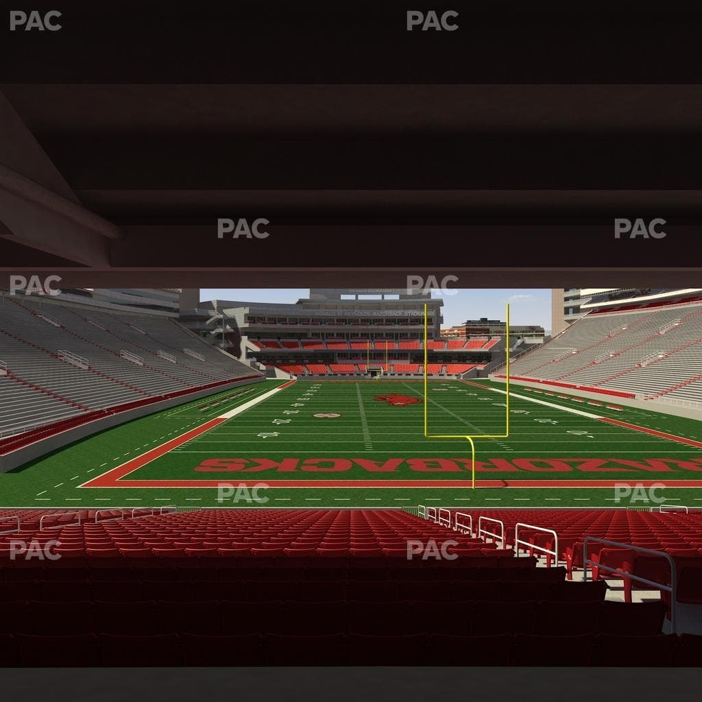 Razorback Stadium - Section 133 Seat View