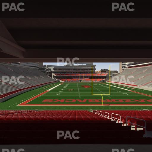 Razorback Stadium - Section 133 Seat View