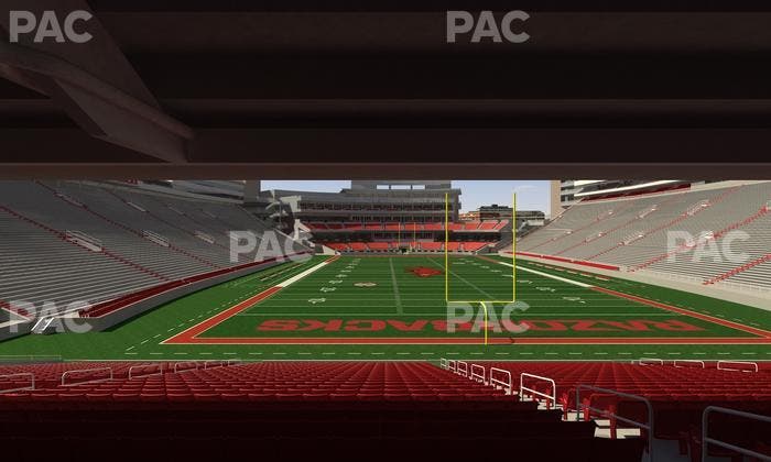 Razorback Stadium - Section 133 Seat View