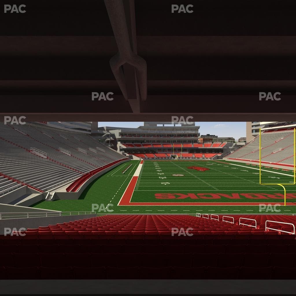 Razorback Stadium - Section 134 Seat View