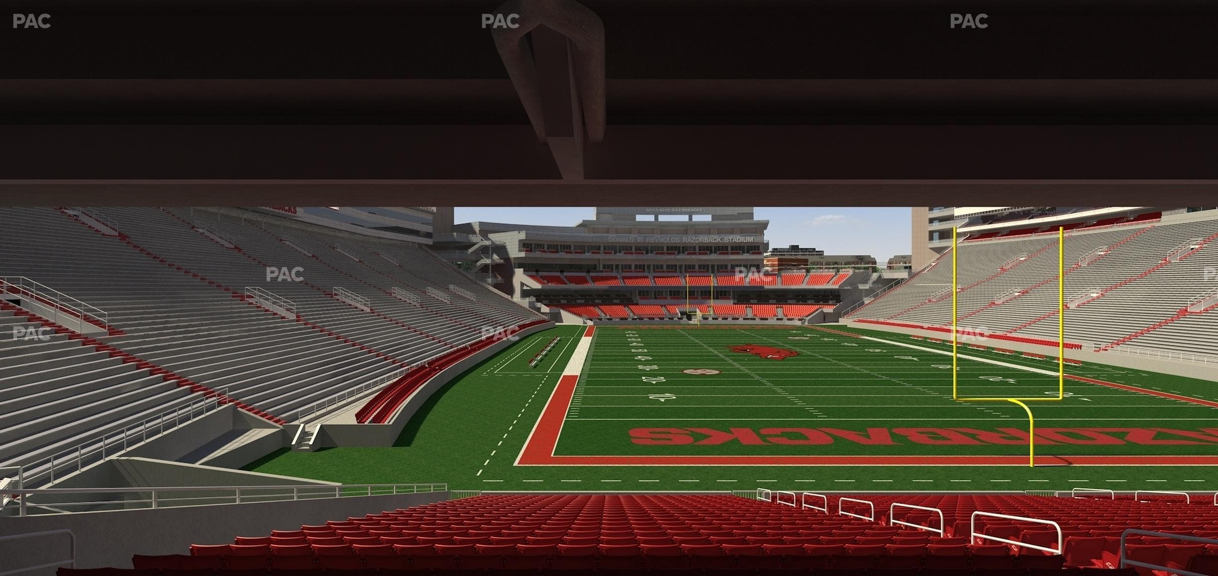 Razorback Stadium - Section 134 Seat View