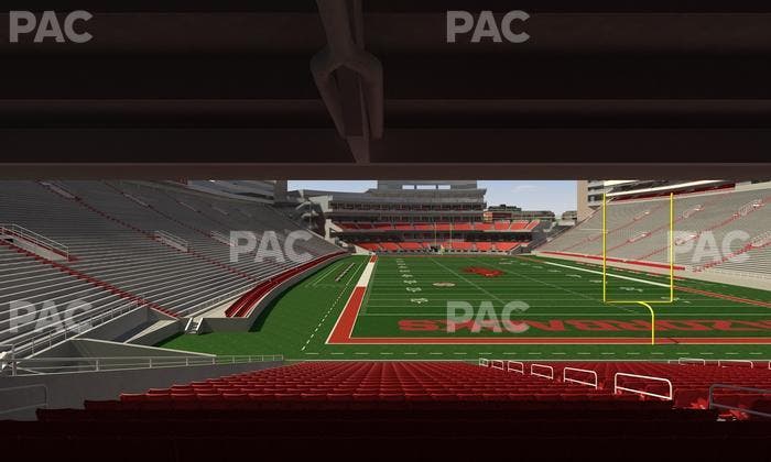 Razorback Stadium - Section 134 Seat View