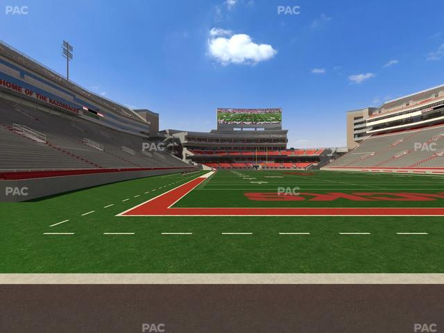 Razorback Stadium - Section 134 Seat View