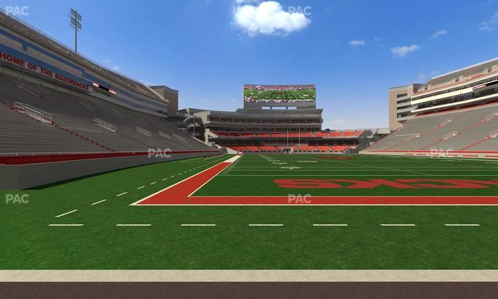 Razorback Stadium - Section 134 Seat View