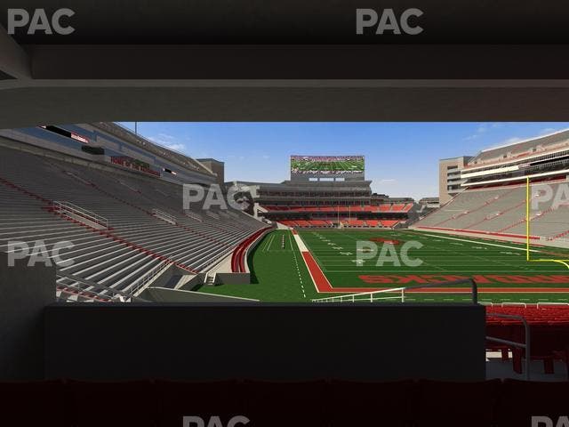 Razorback Stadium - Section 135 Seat View