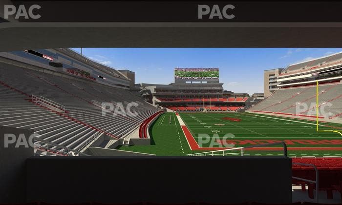 Razorback Stadium - Section 135 Seat View
