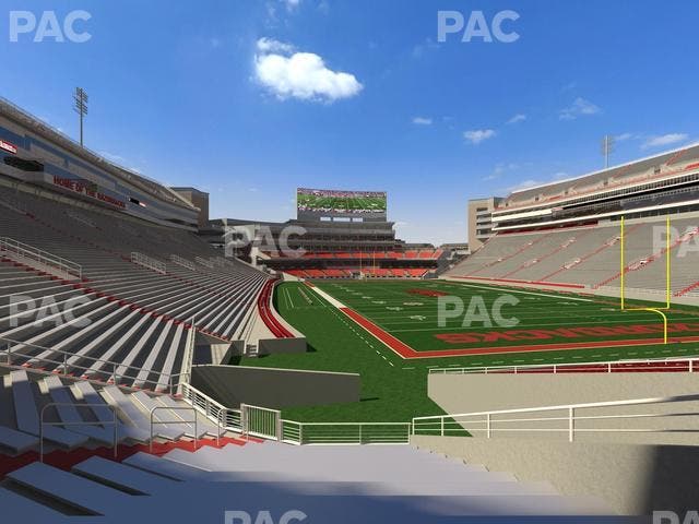 Razorback Stadium - Section 136 Seat View