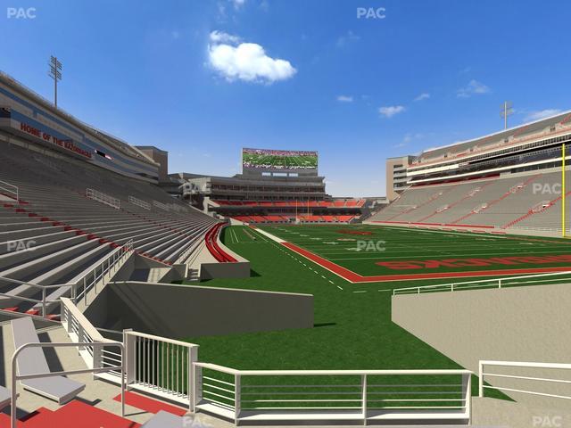 Razorback Stadium - Section 136 Seat View