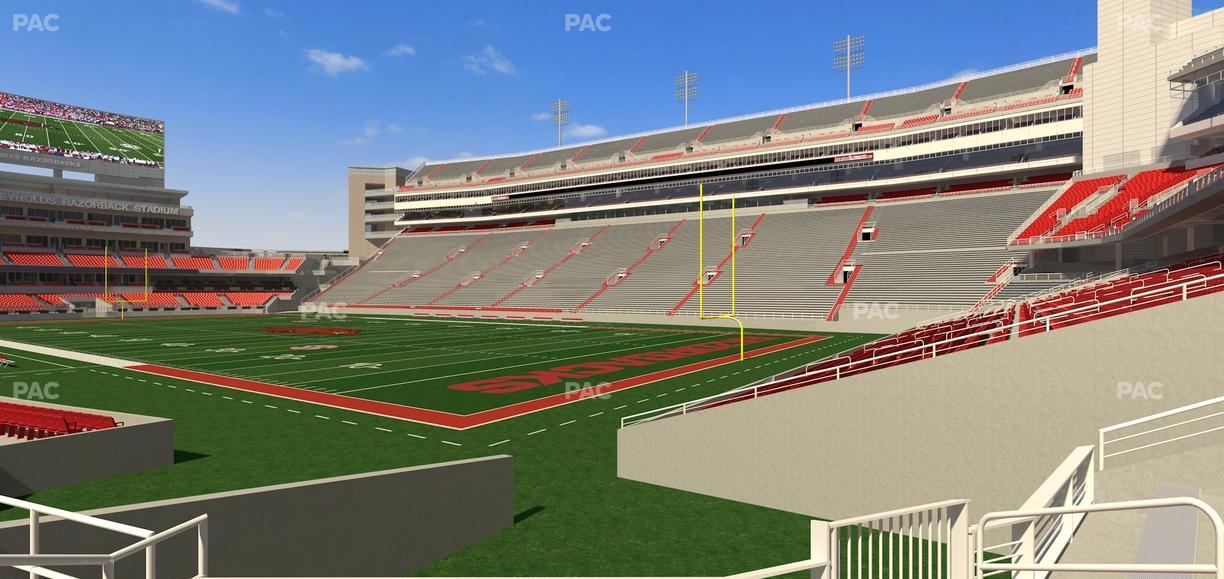 Razorback Stadium - Section 137 Seat View