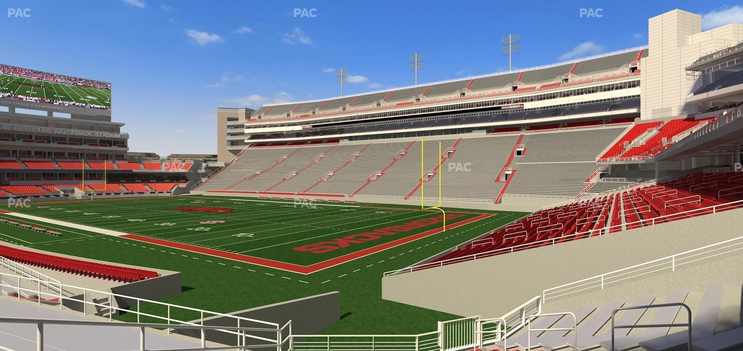 Razorback Stadium - Section 137 Seat View
