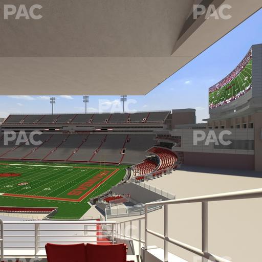 Razorback Stadium - Section 214 Seat View