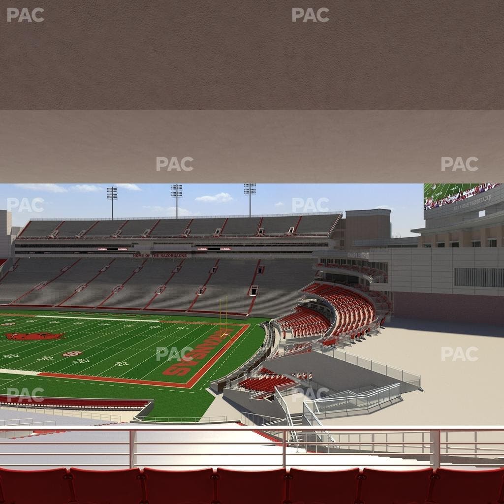Razorback Stadium - Section 215 Seat View