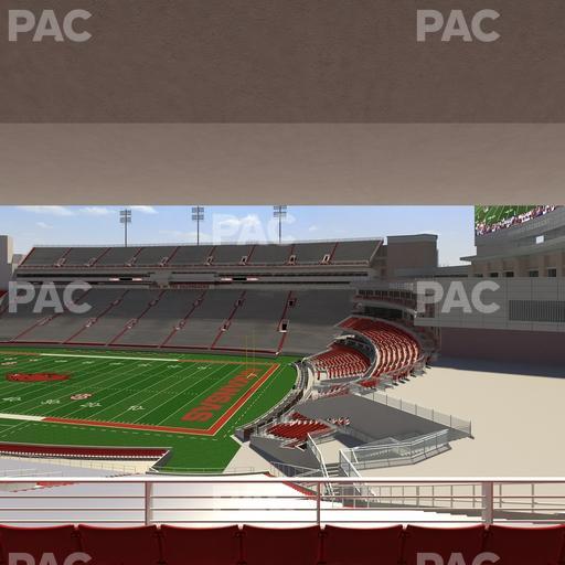 Razorback Stadium - Section 215 Seat View
