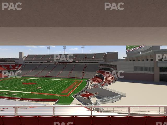 Razorback Stadium - Section 215 Seat View Razorback Stadium - Section 215 Seat View