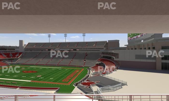 Razorback Stadium - Section 215 Seat View