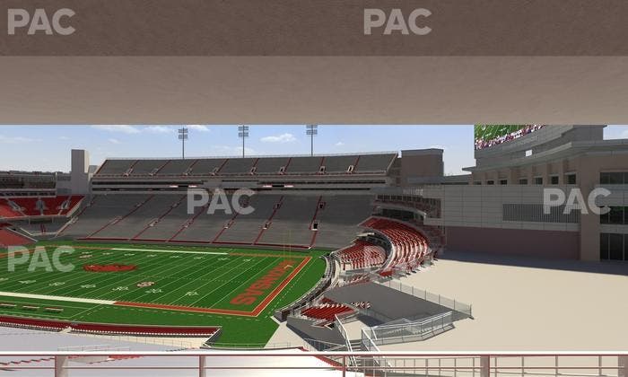 Razorback Stadium - Section 215 Seat View