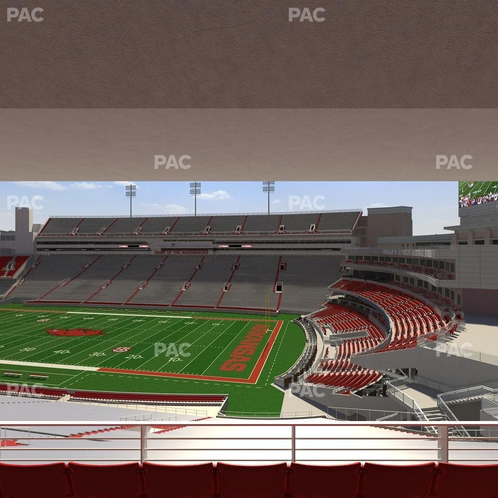 Razorback Stadium - Section 216 Seat View