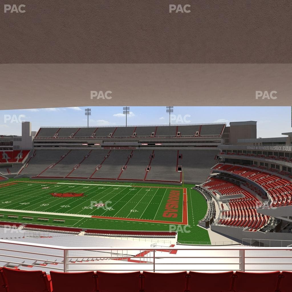 Razorback Stadium - Section 217 Seat View