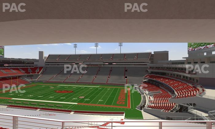 Razorback Stadium - Section 217 Seat View