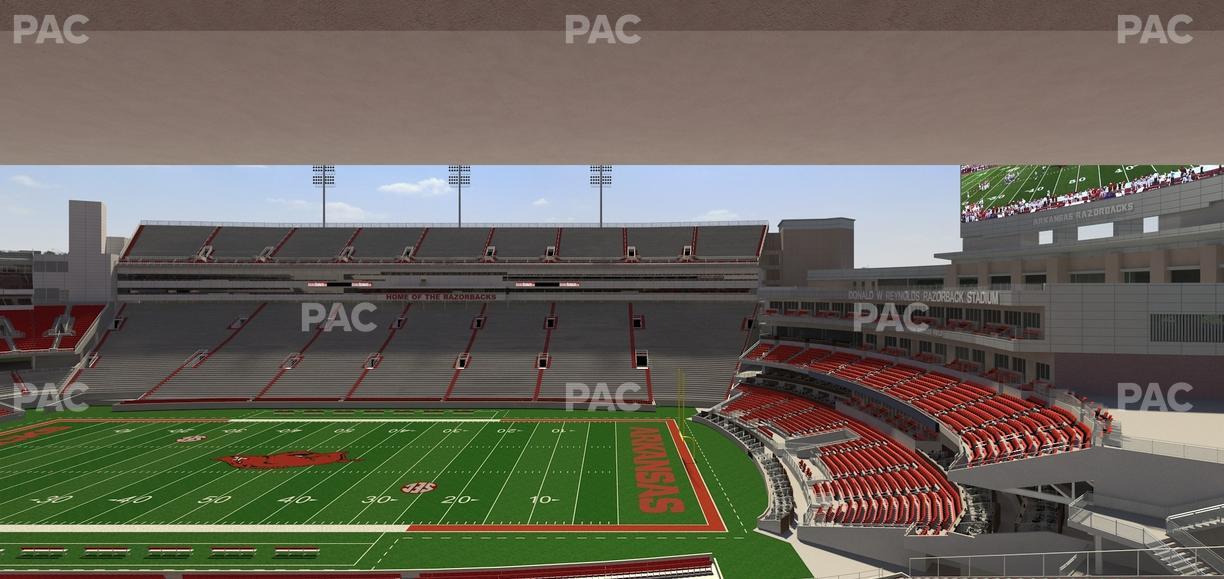Razorback Stadium - Section 218 Seat View