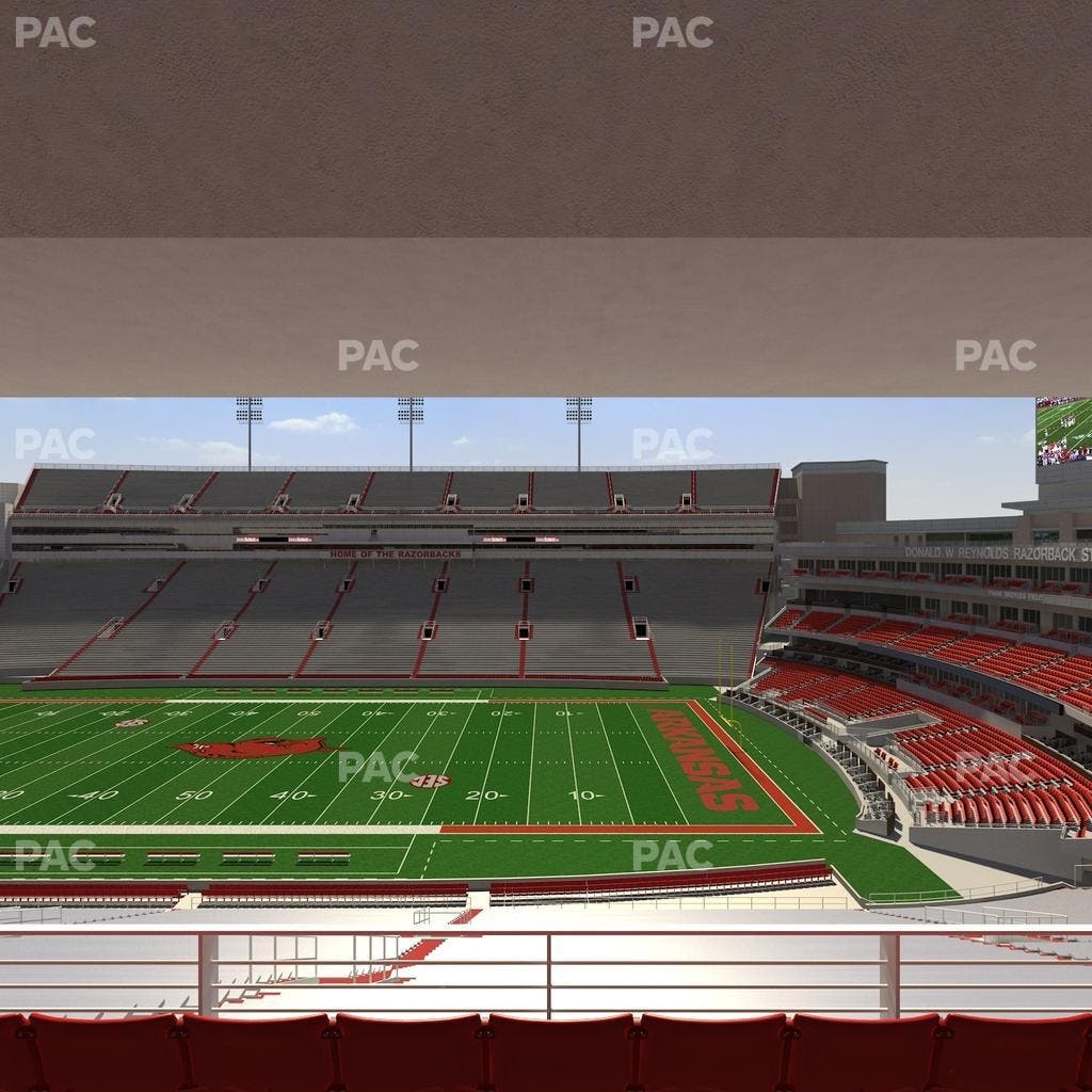 Razorback Stadium - Section 219 Seat View