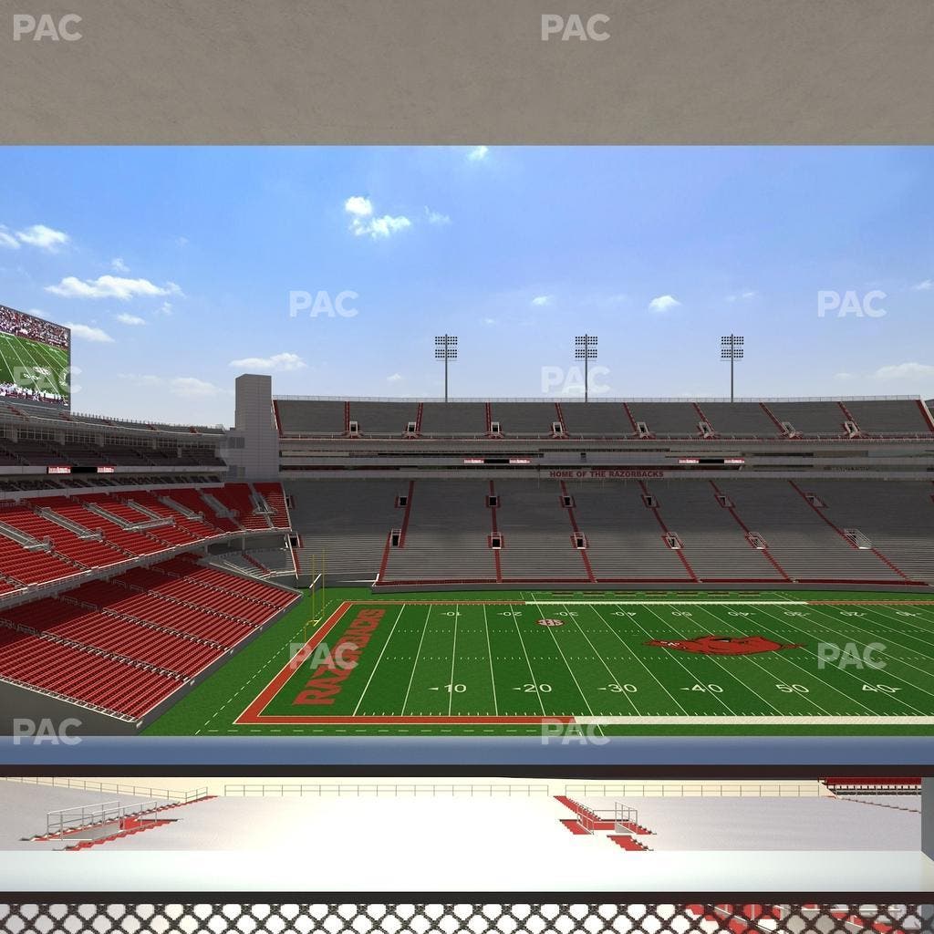 Razorback Stadium - Section 221 Seat View