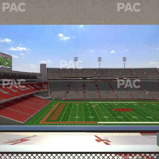 Razorback Stadium - Section 221 Seat View