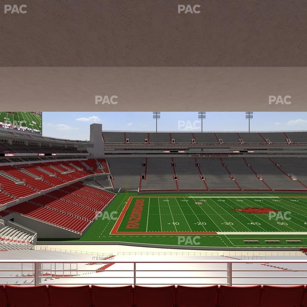 Razorback Stadium - Section 222 Seat View
