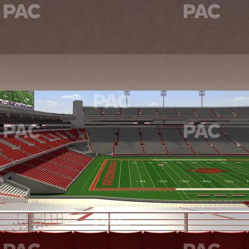 Razorback Stadium - Section 222 Seat View